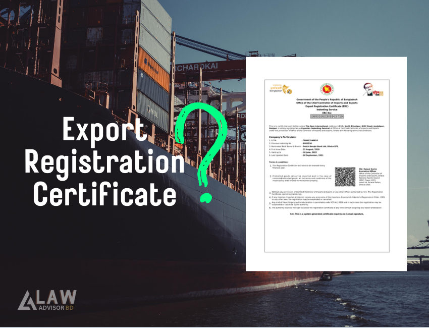 Export Registration Certificate in Bangladesh